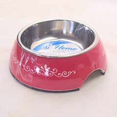 CATIT Tempat Makan 2in1 Stainless Style Bowl XSmall Red Swirl no type Tidak ada merek 