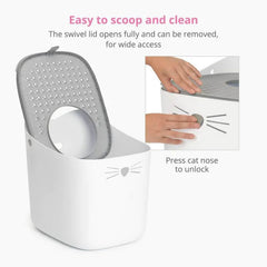 CATIT Toilet Kucing Pixi Box Cat Litter no type Tidak ada merek 
