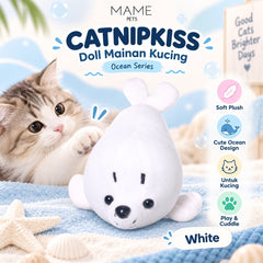 CATNIPKISS Doll Mainan Kucing Ocean White Cat Toy Tidak ada merek 