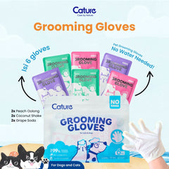 CATURE Grooming Gloves 6pcs no type Tidak ada merek 