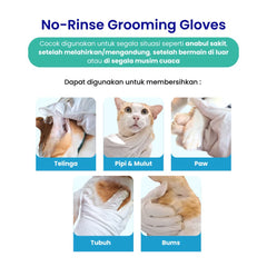 CATURE Grooming Gloves 6pcs no type Tidak ada merek 
