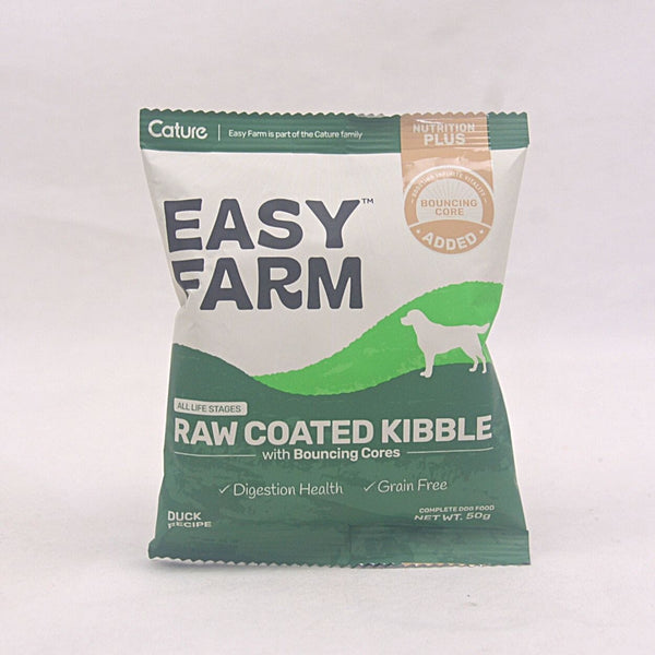 CATURE Makanan Anjing Easy Farm Raw Coated Kibbles Duck 50gr Dog Food Dry Cature 