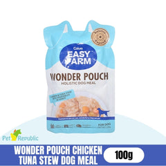 CATURE Makanan Basah Anjing Dog Wet Food Easy Farm Pouch Chicken Tuna 100g no type Tidak ada merek 