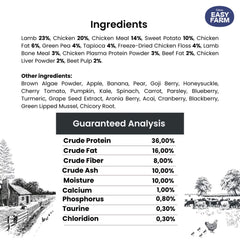 CATURE Makanan Kucing Cat Dry Food Raw Coated Kibble Lamb 1,5kg cat dry food Tidak ada merek 