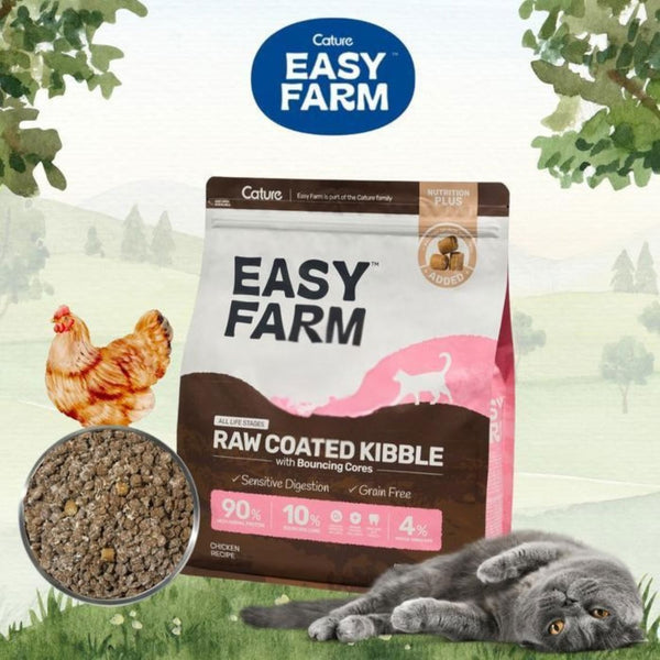 CATURE Makanan Kucing Raw Coated Kibble Chicken 1,5kg no type Tidak ada merek 