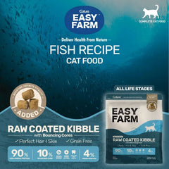 CATURE Makanan Kucing Raw Coated Kibble Fish 1,5kg no type Tidak ada merek 