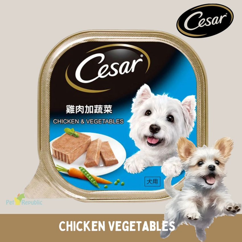 CESAR Chicken and Vegetables 100gr Dog Food Wet Cesar 