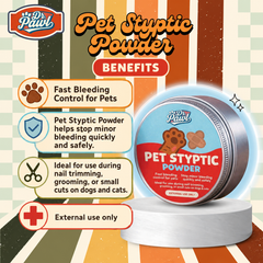 DRPAWL Bubuk Gunting Kuku Hewan Pet Styptic Powder
