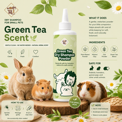WORMTAIL Shampoo Kering Dry Powder Green Tea 30gr