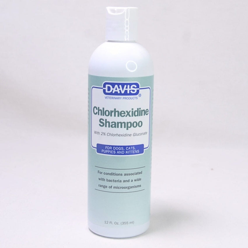 DAVIS Chlorhexidine 2% Shampoo Dogs Cats 355ml Grooming Shampoo and Conditioner Davis 