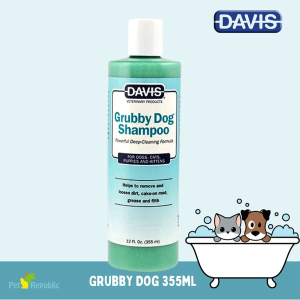 DAVIS Shampoo Anjing Kucing Grubby Dog Shampoo 355ml pet medicated care Tidak ada merek 