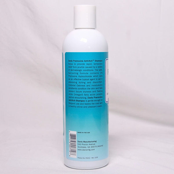 DAVIS Shampoo Anjing Kucing Pramoxine Anti Itch Shampoo 355ml Grooming Medicated Care Davis 