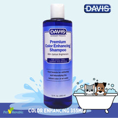DAVIS Shampoo Anjing Kucing Putih Color Enhancing Shampoo 355ml Grooming Shampoo and Conditioner Davis 