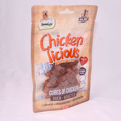 DENTALIGHT Snack Anjing Chicken Licious Cubes Chicken 70g no type Tidak ada merek 
