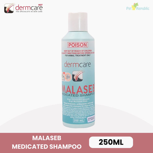 DERMACARE Shampoo Jamur Anjing Kucing Malaseb Medicated Shampoo 250ml Grooming Medicated Care Pet Republic Indonesia 