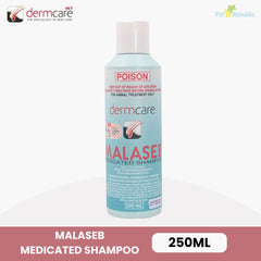 DERMACARE Shampoo Jamur Anjing Kucing Malaseb Medicated Shampoo 250ml no type Tidak ada merek 