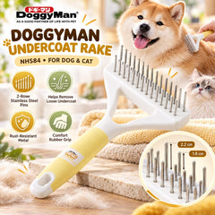 DOGGYMAN Sisir Bulu 83884 Undercoat Rake NHS84 For Dog and Cat no type Tidak ada merek 