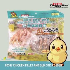 DOGGYMAN Snack Anjing 80597 Chicken Fillet and Gum Stick 280gr no type Tidak ada merek 