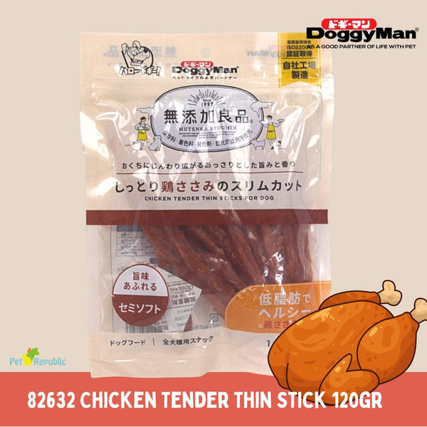 DOGGYMAN Snack Anjing 82632 Chicken Tender Thin Stick 120gr no type Tidak ada merek 