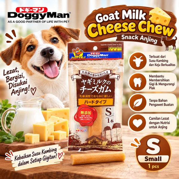 DOGGYMAN Snack Anjing Dental Goat Milk Cheese Chew Small Dog Dental Chew Pet Republic Indonesia 