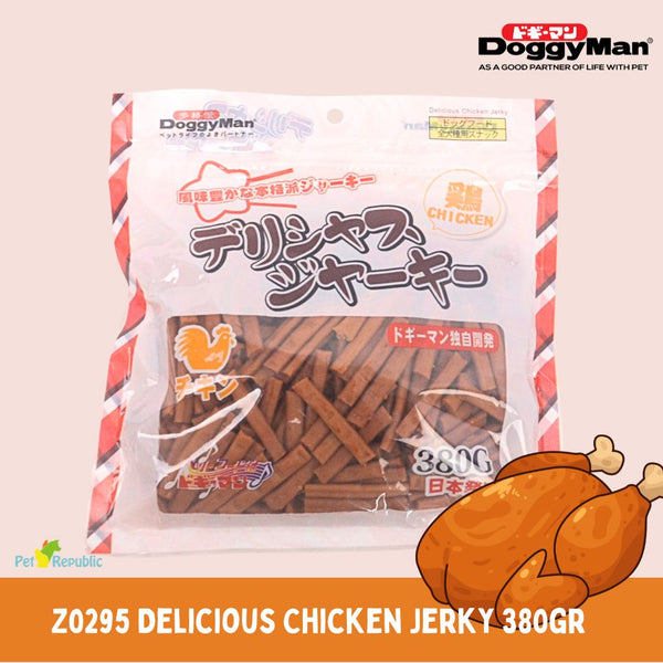 DOGGYMAN Snack Anjing Z0295 Delicious Chicken Jerky 380gr no type Tidak ada merek 