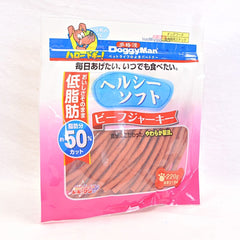 DOGGYMAN Z0130 Snack Anjing Low Fat Beef Jerky 220g no type Tidak ada merek 