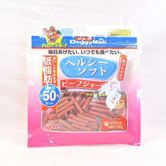 DOGGYMAN Z0131 Snack Anjing Low Fat Mini Beef Jerky 220g no type Tidak ada merek 
