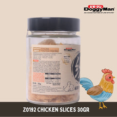 DOGGYMAN Z0192 Snack Anjing Chicken Slices 30gr Dog Snack Tidak ada merek 
