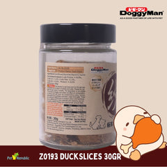 DOGGYMAN Z0193 Snack Anjing Duck Slices 30gr Dog Snack Tidak ada merek 