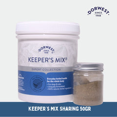 DORWEST Vitamin Anjing Kucing Keepers Mix Sharing 50gr Pet Vitamin & Supplement Tidak ada merek 