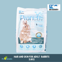 DRBUNNY Makanan Kelinci Pronutri Hair And Skin For Adult Rabbit 3.6kg Small Animal Food Dr Bunny 