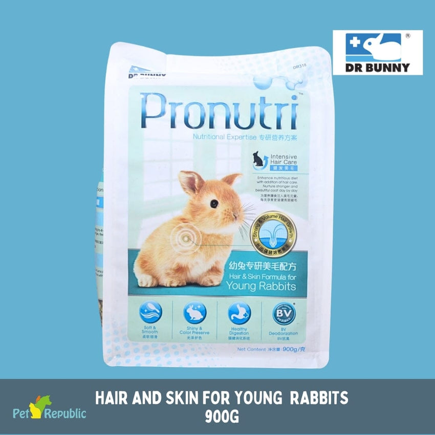 DRBUNNY Makanan Kelinci Pronutri Hair And Skin For Young Rabbit 900g Small Animal Food Dr Bunny 