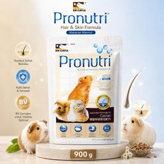 DRCAVIA Makanan Marmut Pronutri Hair And Skin For Guinea Pig 900g Hobi & Koleksi > Perawatan Hewan > Makanan & Vitamin Hewan Dr Bunny 