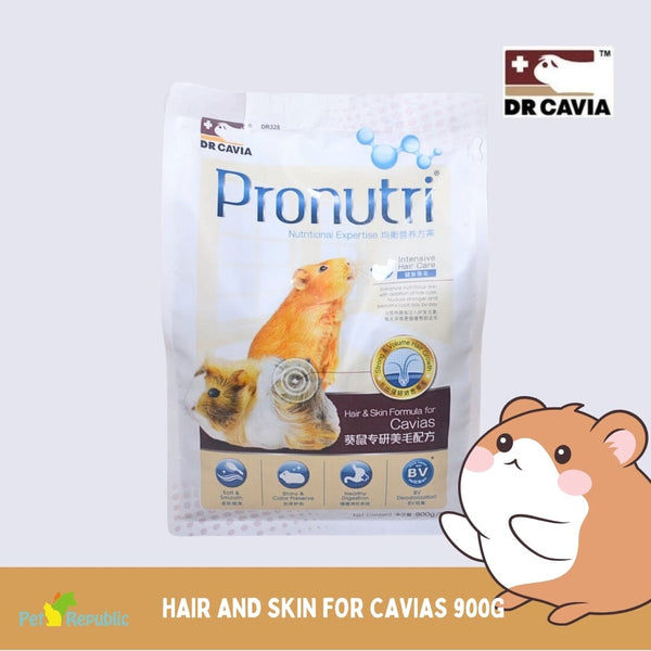 DRCAVIA Makanan Marmut Pronutri Hair And Skin For Guinea Pig 900g Small Animal Food Dr Bunny 