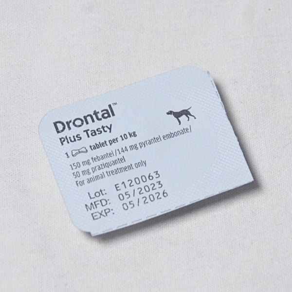 DRONTAL Plus TASTY Obat Cacing Anjing 1pcs no type Tidak ada merek 