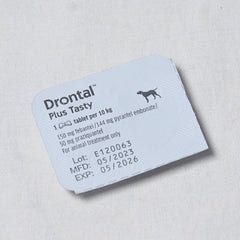 DRONTAL Plus TASTY Obat Cacing Anjing 1pcs no type Tidak ada merek 