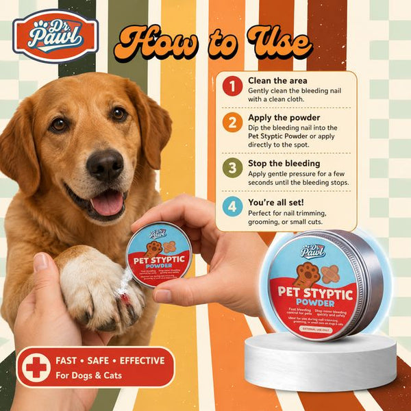 DRPAWL Bubuk Gunting Kuku Hewan Pet Styptic Powder Grooming Pet Care Drpawl 
