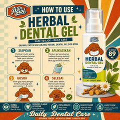 DRPAWL Pasta Gigi Anjing Herbal Dental Gel Dog 89ml Grooming Pet Care Tidak ada merek 