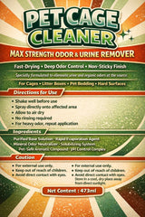 DRPAWL Pembersih Kandang Litter Box Anjing Kucing Pet Cage Cleaner 473ml no type Tidak ada merek 