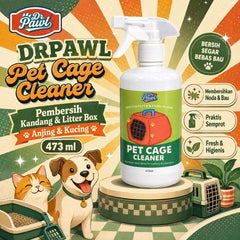 DRPAWL Pembersih Kandang Litter Box Anjing Kucing Pet Cage Cleaner 473ml no type Tidak ada merek 