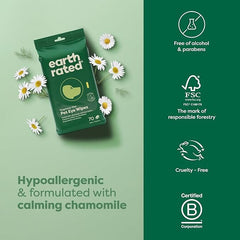 EARTHRATED Pembersih Mata Eye Wipes 60pcs Grooming Pet Care Tidak ada merek 