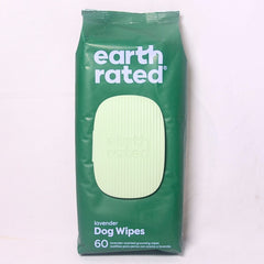 EARTHRATED Tisu Anjing Kucing Pet Grooming Wipes Lavender 60pcs Dog Sanitation Earth rated 