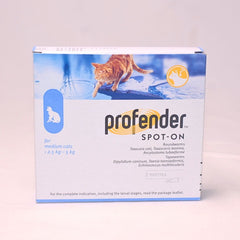 ELANCO Obat Cacing Profender Spot On 2,5kg-5kg Per Box (2pcs) no type Tidak ada merek 