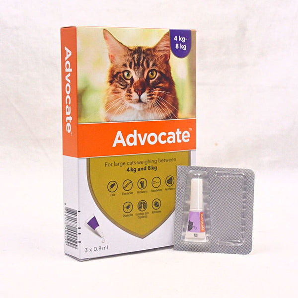 ELANCO Obat Kutu Kucing ADVOCATE For Large Cat 4-8kg (1pcs) no type Tidak ada merek 