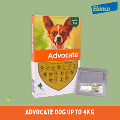 ELANCO Obat Kutu Parasit Anjing ADVOCATE Small Dog Up to 4kg no type Tidak ada merek 