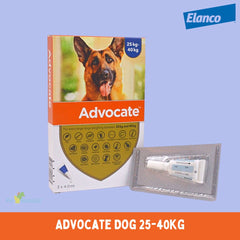ELANCO Obat Kutu Parasit Anjing ADVOCATE XL Dog 25-40kg no type Tidak ada merek 