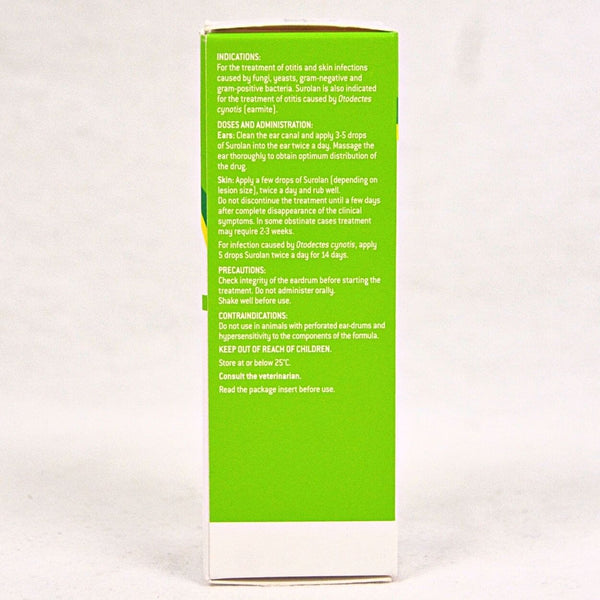 ELANCO Obat Telinga Hewan Surolan Ear Drops and Cutaneous Suspension 15ml no type Tidak ada merek 