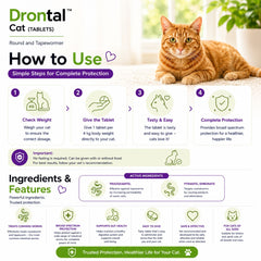 ELANCO Pembasmi Cacing Kucing Drontal For Cat 1tablet no type NoBrand 