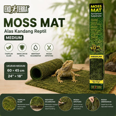 EXOTERRA Alas Kandang MOSS Mat Medium 45x60cm Reptile Supplies Tidak ada merek 