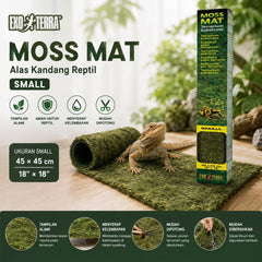 EXOTERRA Alas Kandang MOSS Mat Small 45x45cm Reptile Supplies Pet Republic Indonesia 